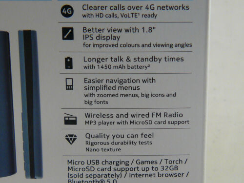 New NOKIA 105 4G Chargoal color, 1.8" IPS Display, Bluetooth 5.0 Micro USB - Picture 10 of 10