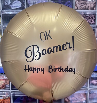 Boomer Geburtstag Luftballon Deko lustig alt 60. 70. Helium
