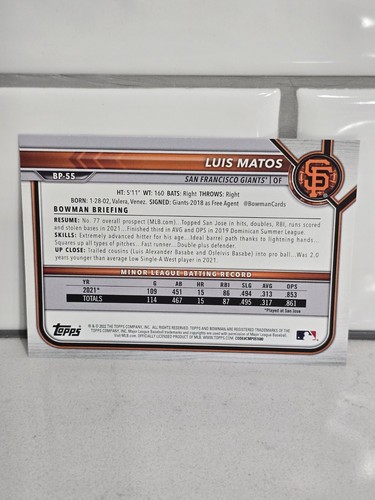2022 Bowman Paper Base Stars/Vets #1-100 & Prospects #BP1-150 + Parallels/Autos - Picture 255 of 409