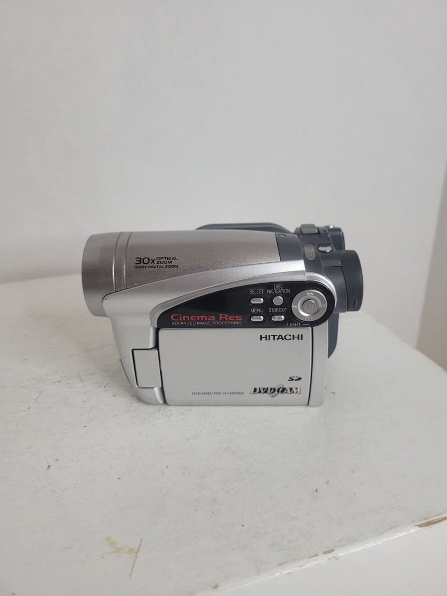 Hitachi DZ-GX5080A DVD Camcorder Cinema Res 30x Zoom 1500X Digital Hitachi DZ-GX5080A DVD Camcorder Cinema Res 30x Zoom 1500X Digital