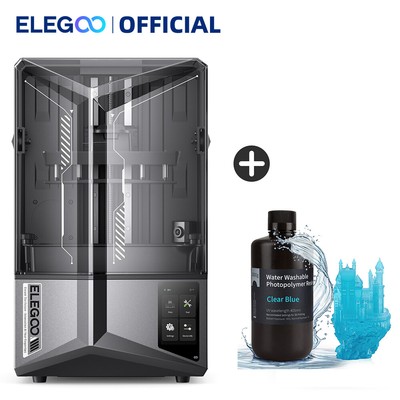 FREE Resin+Großvolumen 219x123x220mm! ELEGOO Saturn 4 Ultra 12K Drucker,Auto-Lev