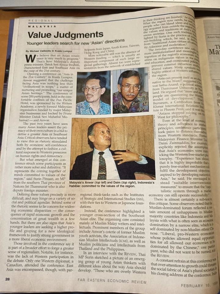 Far Eastern Economic Review Feb 1994 North Korea Shell Game, Daim, Anwar Ibrahim - Image 3 of 4