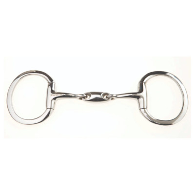 JP Korsteel Edelstahl Oval Link Eggbutt Trense Bit