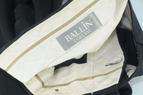 Ballin Classic Men's Black All Season Wool Pleated Dress Pants 36 x 30 * - Picture 3 of 3