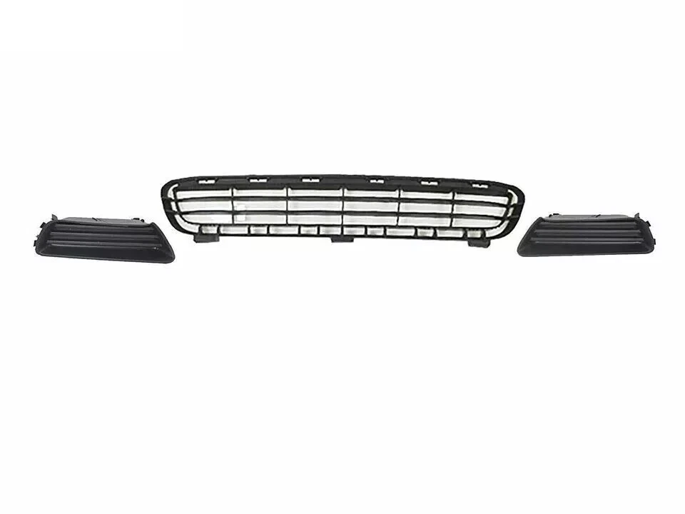 New Front Bumper Lower Grille + Fog Light Cover 3PCS Fits 2007-2009 Toyota Camry Foto 2 de 4