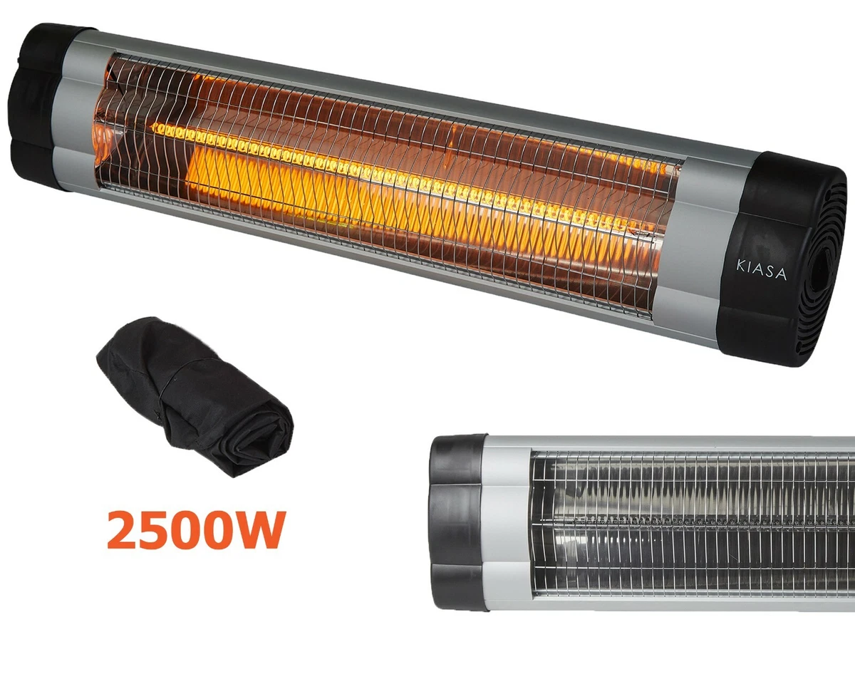 KIASA -2500W -Wall Mount Radiant Infrared Patio Heater -Garden Heater -FREE  case 5060702610025 | eBay