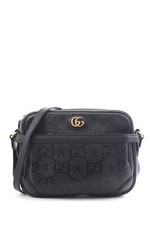 Gucci GG Star Embossed Leather Crossbody Bag / Black / RRP: £1,950.00