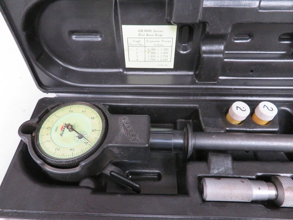 Sunnen Dial Bore Gage GR9000 1.180 2.00" .0001" 6" depth 4 Tips PS38