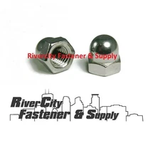 (5) M8-1.25 Acorn / Dome / Cap Hex Nuts A2 Stainless M8x1.25 8mm M8 x 1.25