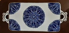 Bombay Porcelain Serving Tray / Cutting Board 18.5" Wide x 8.5" Across x.5" High