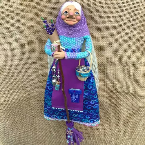 Handmade Kitchen Witch Doll Enchanting Magic Good Luck Cooking Doll Decors - Picture 4 of 8