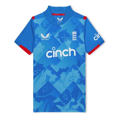 Castore Kids England ODI Short Sleeve Shirt Juniors 2024