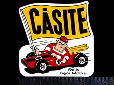 CASITE Engine Additives - Original Vintage 1960's 70's Racing Decal/Sticker