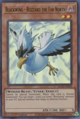 Yugioh! LP Blackwing - Blizzard the Far North - BLCR-EN059 - Ultra Rare - 1st Ed