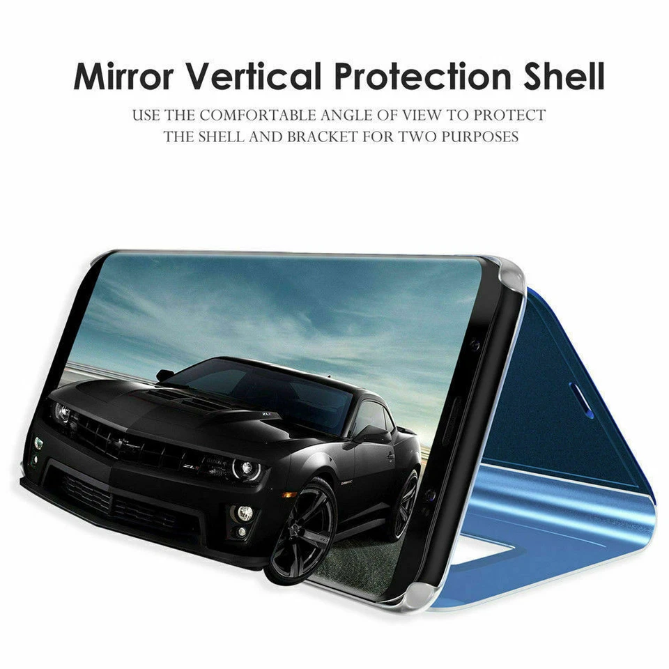 For Huawei P40 P30 Pro Mate 40 30 Lite Smart View Leather Case Window Flip Cover - Image 2 of 4