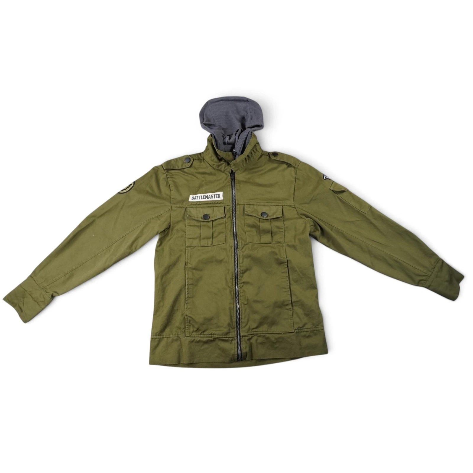 World of Warcraft Battlemaster Jacket Men S Olive Military JINX Blizzard Azeroth - product detail image 2