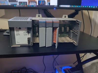 Allen Bradley Power Supply 1746-P4 W/ 1746-A7 SLC 500 Slot Rack