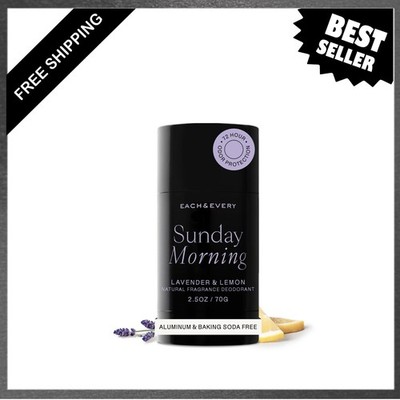 Aluminum Free Deodorant for Women and Men, Natural, Sensitive Skin, Baking Soda