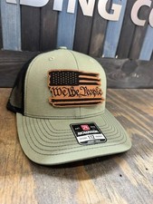 We the people Leather Patch Trucker Hat