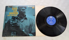 That's My Story: John Lee Hooker Sings The Blues 1960 Riverside Records Mono