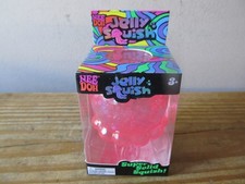 NEEDOH PINK SQUISHY SPARKLE JELLYFISH JELLY SQUISH 100 AUTHENTIC USA NIB
