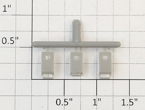 Estribo de coche de carga Athearn 44304 escala HO sin pintar escalón (10 paquetes de 3) | Zustand: New