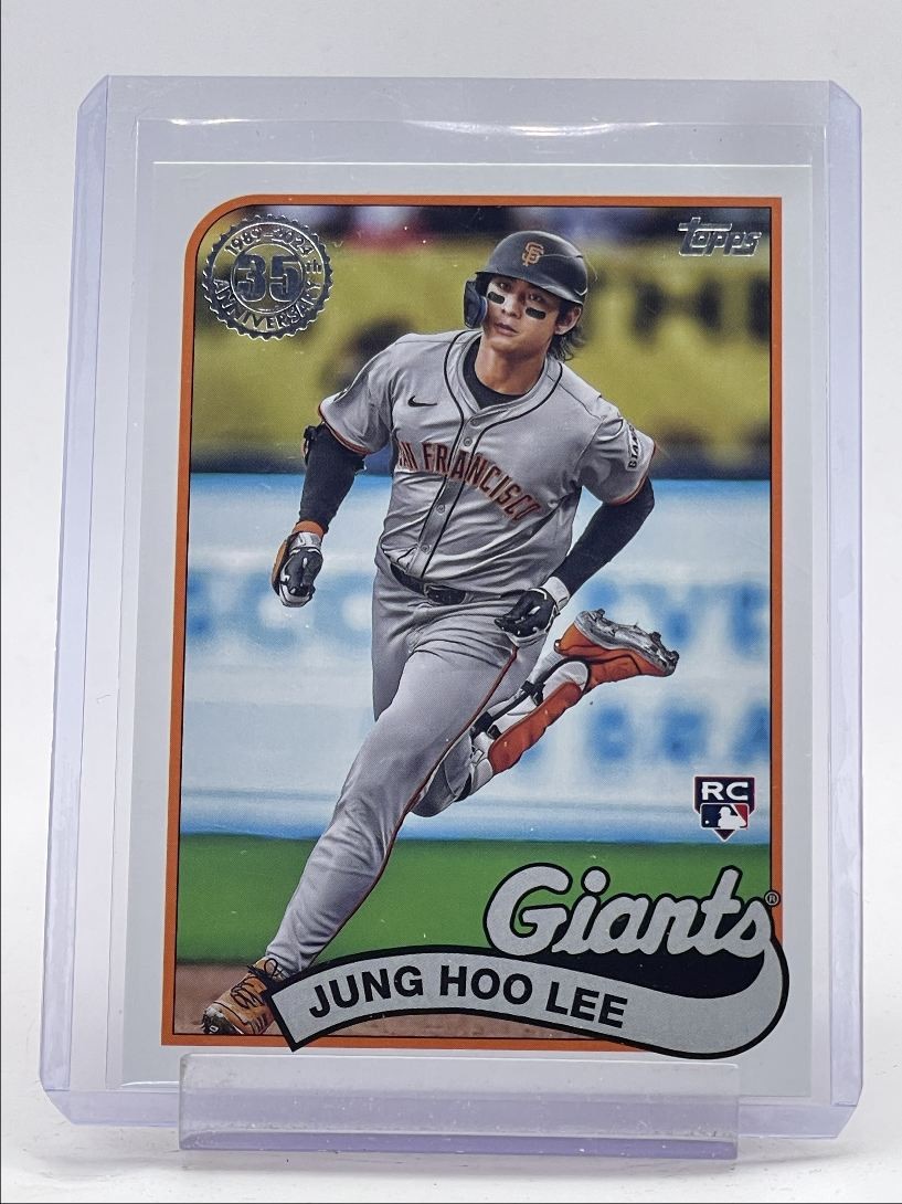 JUNG HOO LEE 2024 TOPPS UPDATE SERIES 1989 TOPPS ROOKIE BASE B RC Q3847
