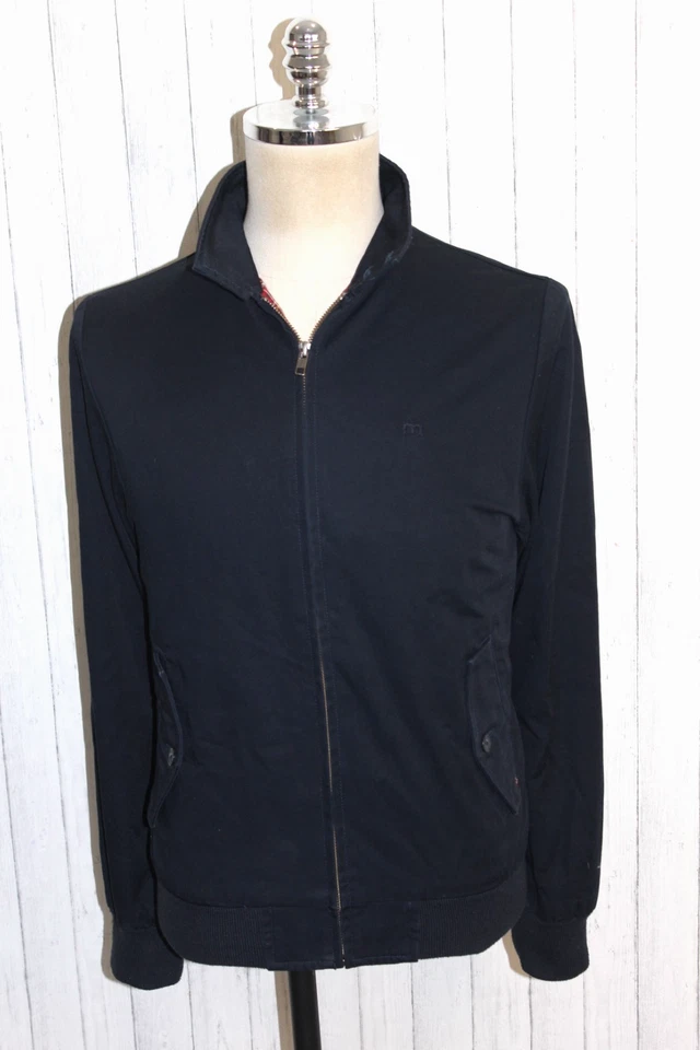 Chaqueta estilo bombardero azul Merc para hombre talla S Foto 2 de 4