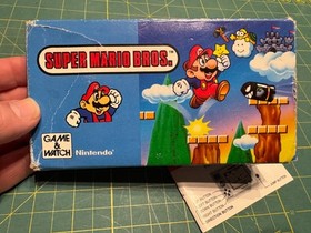 1988 Nintendo Super Mario Bros. Game & Watch YM-105 CIB IOB Complete Box works
