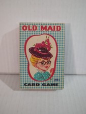 Vintage Old Maid Fairchild USA Card Game 37 cards Original Box