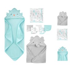 Fun 8-Piece Baby Towel and Washcloth Set with Hooded Towels  Washcloths