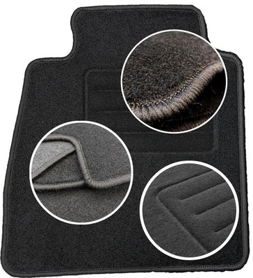 Ecolux Samt-Automatten passend für BMW 2 F23 Cabrio (2012-2021) FAHRERMATTE 1pc.