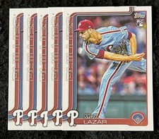 Lot Of 5 - 2025 Topps Update - Max Lazar - RC #US194 -Next Day Ship