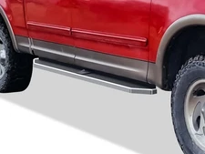APS Polished 6" Side Step Side Bar Fit 01-03 Ford F150 F250LD SuperCrew Cab