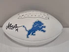 Amon-Ra St Brown Signed Autographed Full Size Logo Football Detroit Lions COA