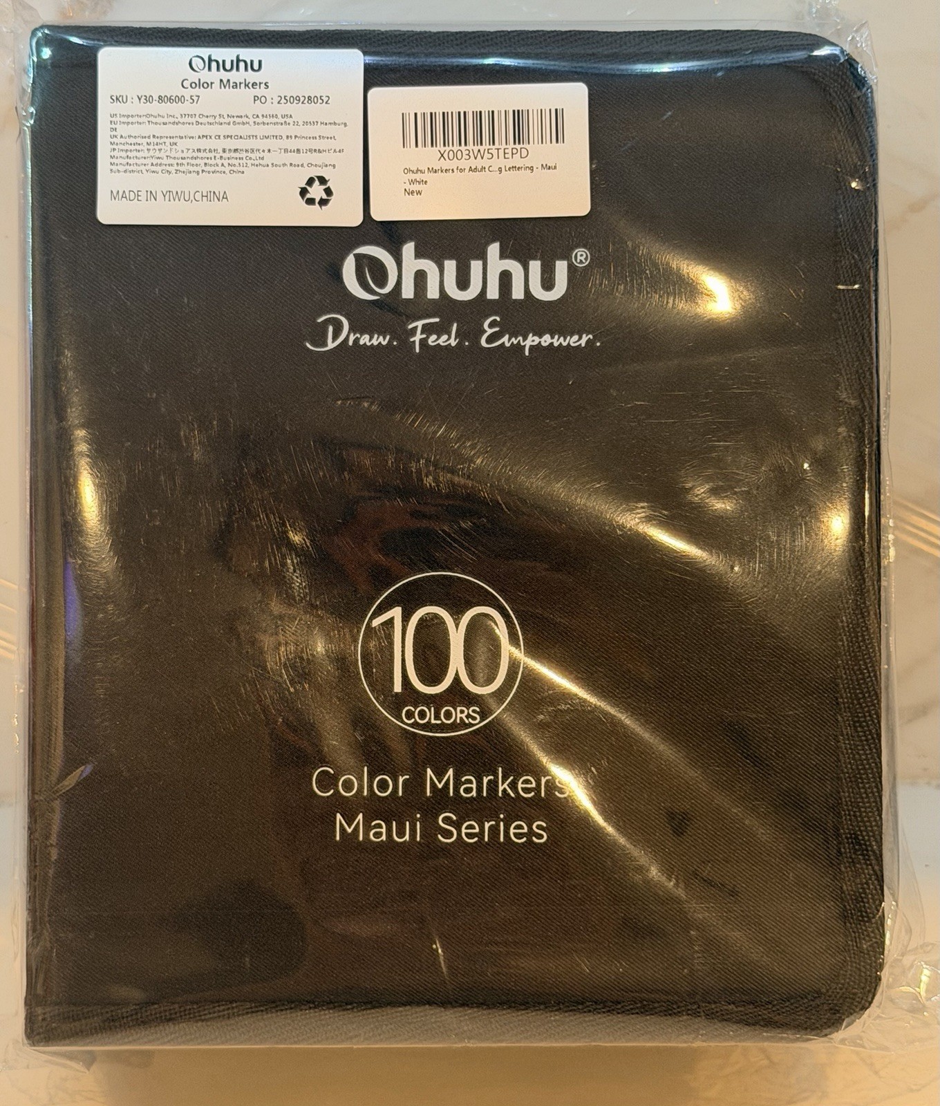 For Adult Coloring Books: 100 Colors Brush Pens