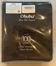 Ohuhu Markers for Adult Coloring Books: 100 Colors Brush Pens