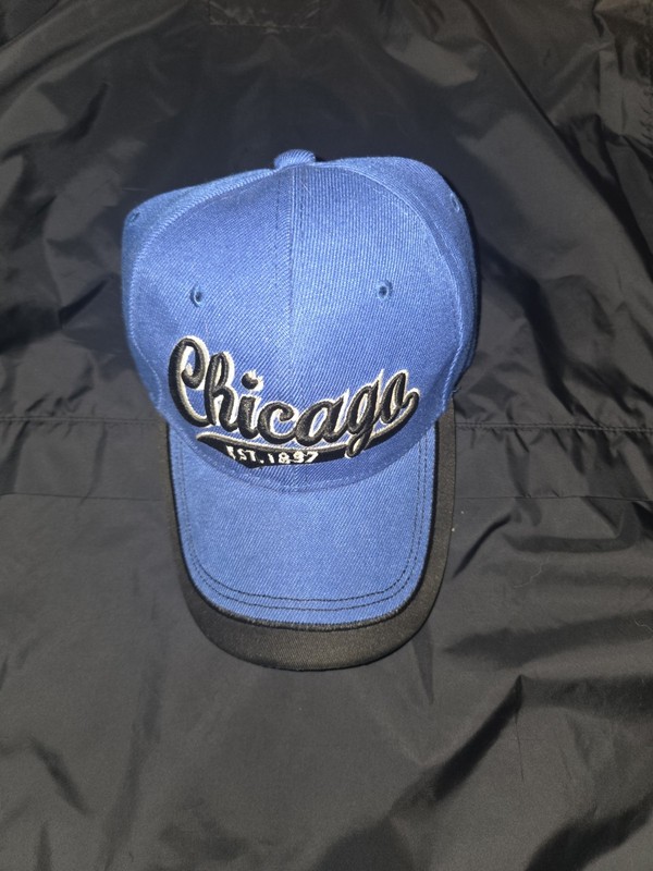 Chicago Souvenir Hat Cap Blue Adult Cloth Adjustable Est 1837 New Never Used