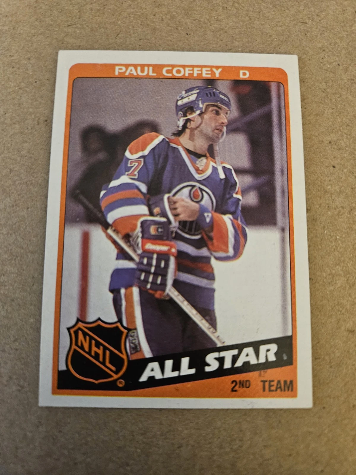 Paul Coffey trading card