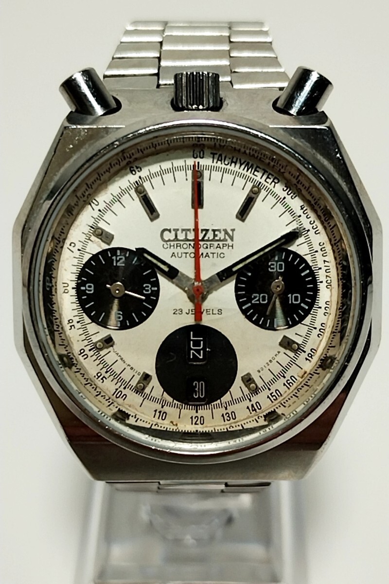 CITIZEN Bullhead 67 9313 Watch Timepiece Panda Dial Auto