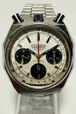CITIZEN Bullhead 67 9313 Watch Timepiece Panda Dial Auto