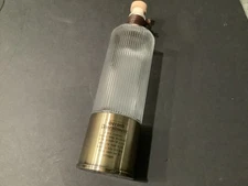 VINTAGE OLD SOUTHERN BRASS 12 GAUGE SECOND AMENDMENT WHISKEY SCOTCH DECANTER 60s