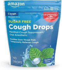 Basic Care Sugar Free Menthol Cough Drops, 140 Count | Ebay