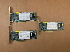 LOT OF 3 Microsemi Adaptec SmartHBA PCA-00388 SAS3 HBA RAID PCIe x8 Controller