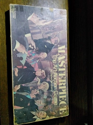 Vintage Masterpiece Art Auction Game Parker Brothers Board Game 1970 Complete