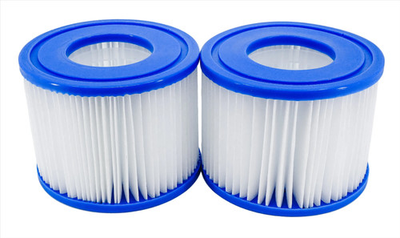 #ad 2 PACK REPLACEMENT SPA HOT TUB FILTER FITS BESTWAY COLEMAN SALUSPA TYPE VI $13.13
