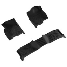 For 1999-04 Chevrolet Silverado 1500 Crew Cab All Weather Tpe Floor Mats Liners