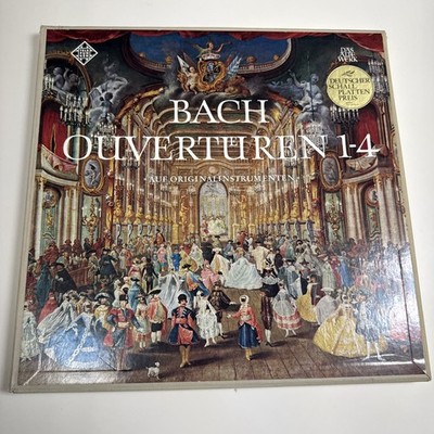 Bach Ouvertueren 1-4 2-LP Box Set Telefunken Das Alte Werke SAWT 9509/10   A