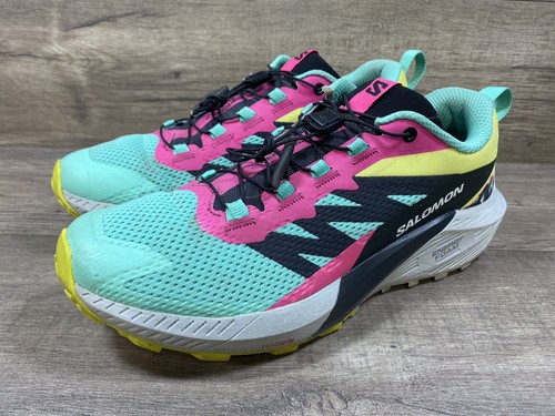 Scarpe da trekking Salomon Sense Ride 5 Martina LE trail running verdi da donna taglia 9,5 - Foto 15 di 15