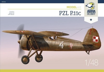 PZL P.11c Model Kit / 1:48